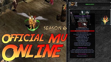 Mu Online Season 6 Fast Level Pagina .